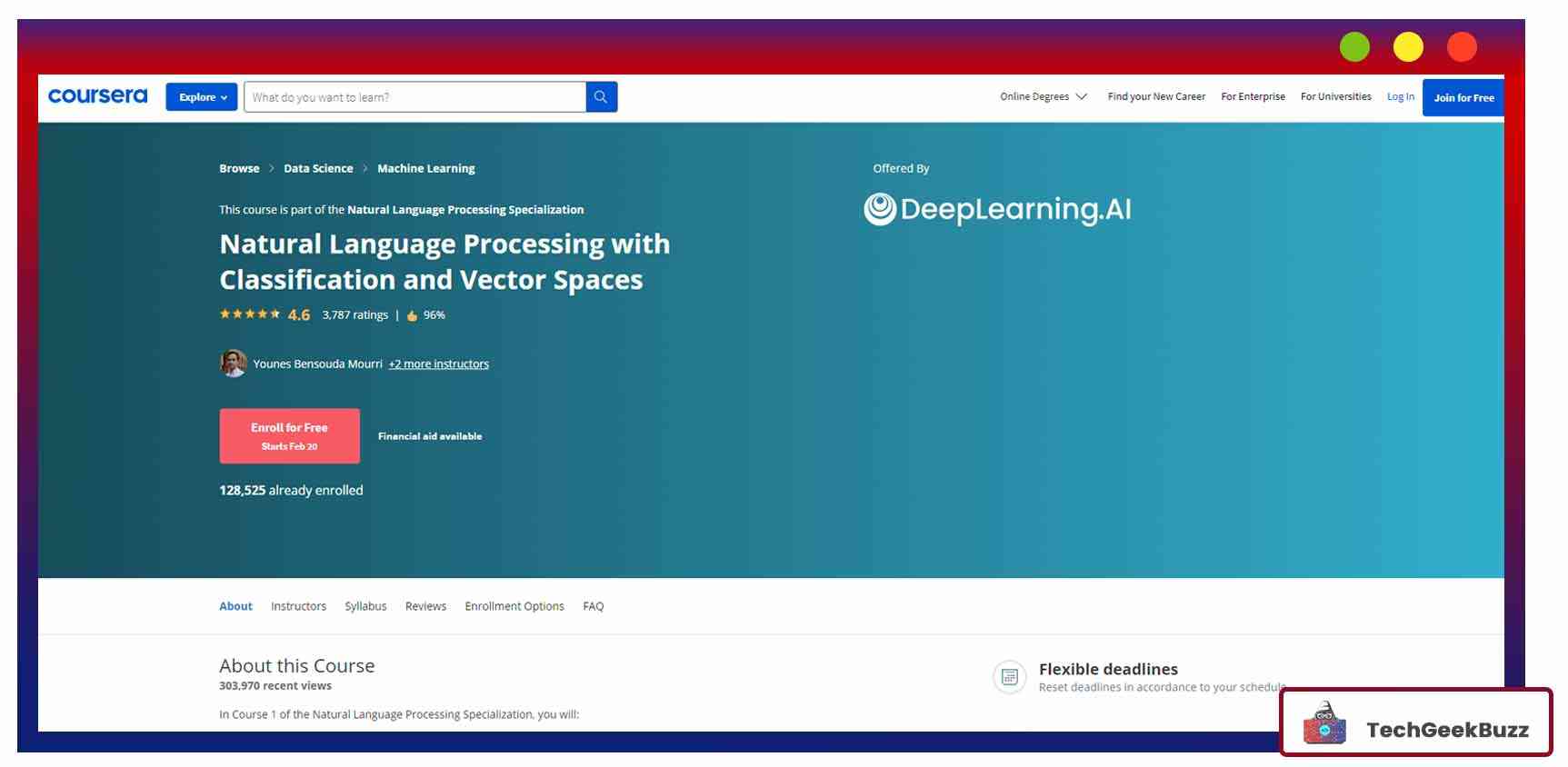 Natural Language Processing with Classification and Vector Spaces