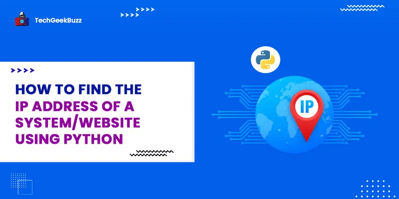 How to find the IP address of a system/website using Python